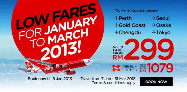AirAsia Promotion - Low Fares 2013