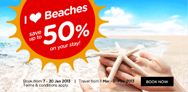 AirAsia Promotion - I Love Beaches