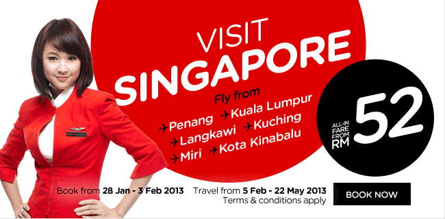 AirAsia Promotion - Visit Singapore