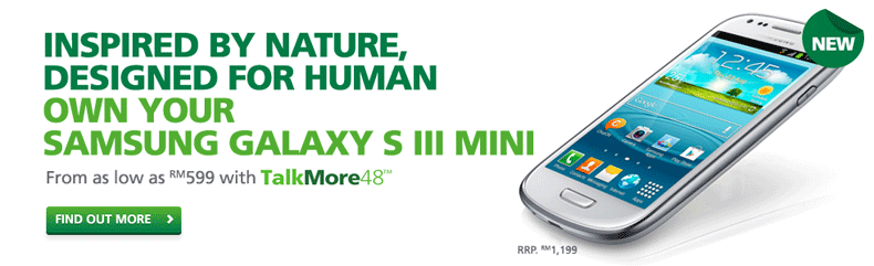Maxis Promotion: Samsung Galaxy S III Mini