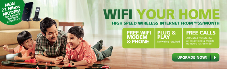 Maxis Promotion: Wifi Your Home