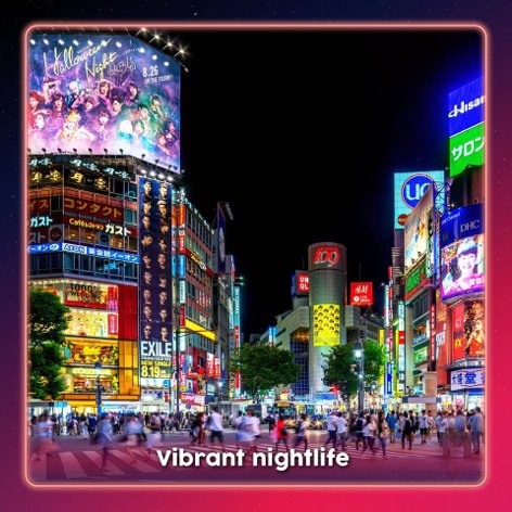 Vibrant nightlife