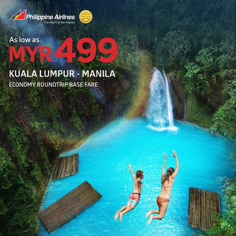 Kuala Lumpur to Manila, from MYR499