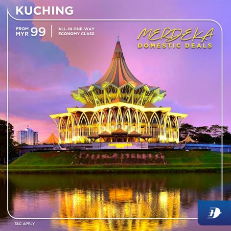 Kuching, from MYR99