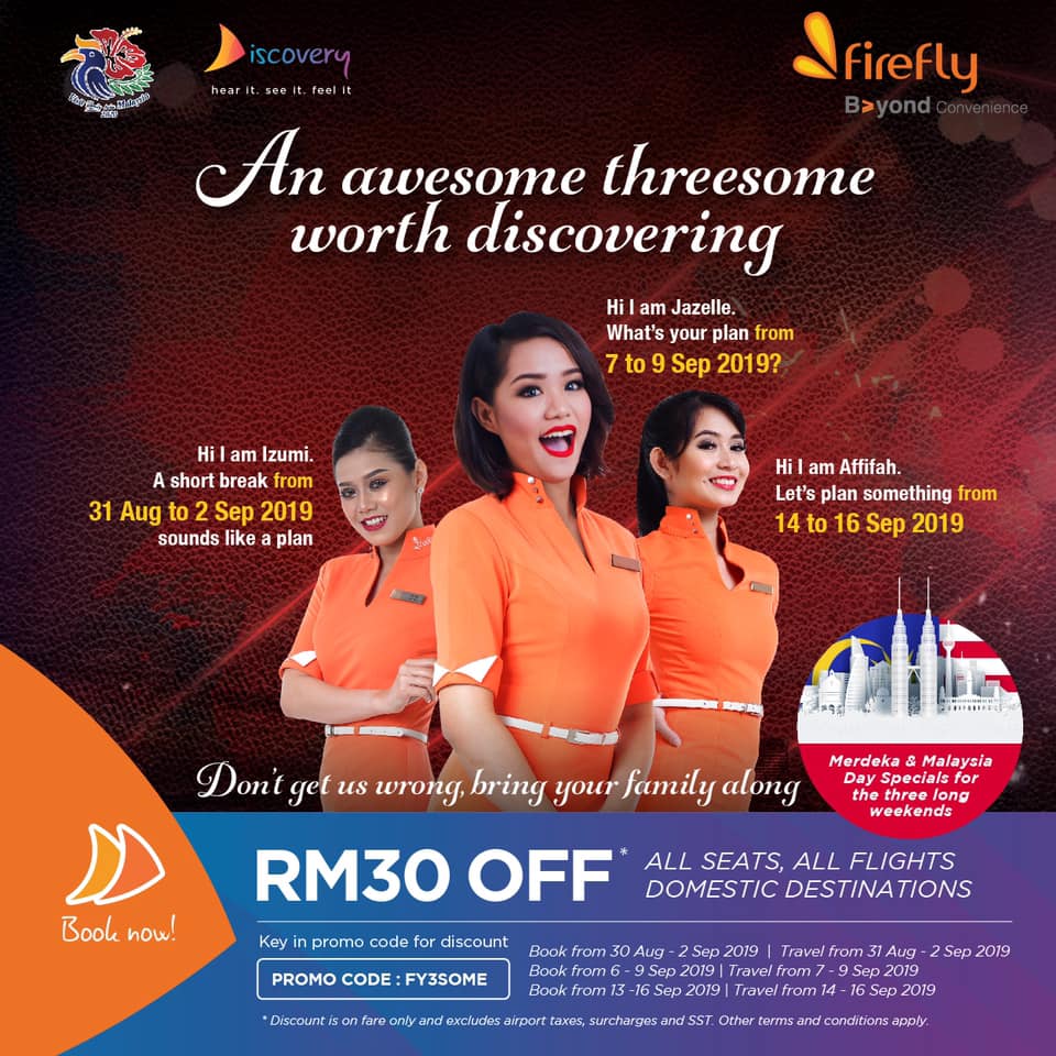 RM30 OFF to any domestic destination