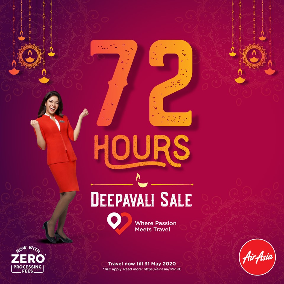 72 Hours Deepavali Sale