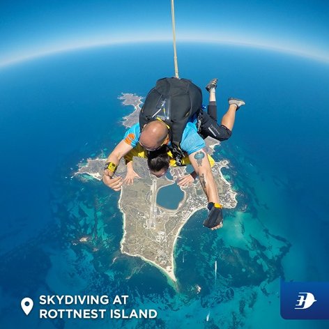 Skydiving at Rottnest Island