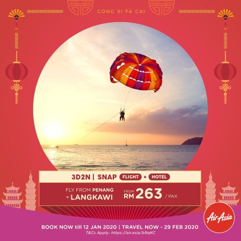 Fly from Penang to Langkawi, from RM263