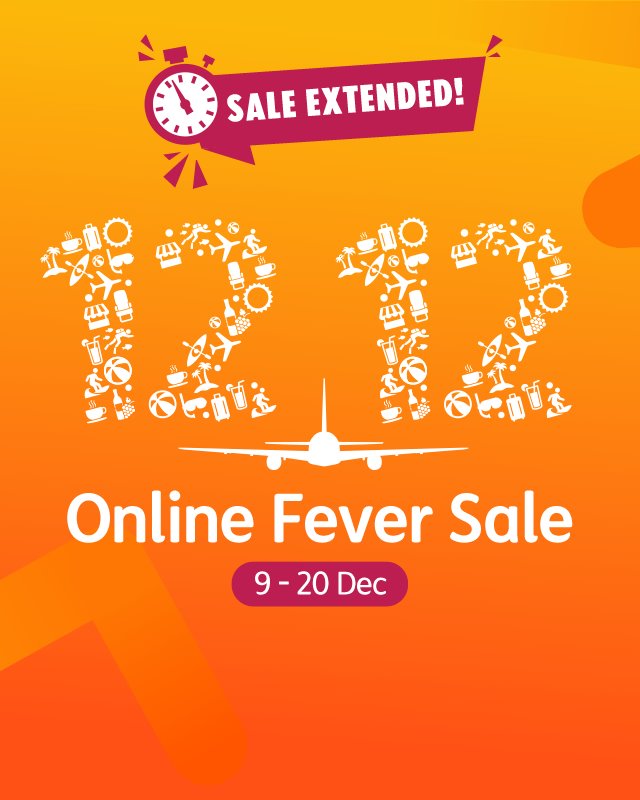 12.12 Online Fever Sale Extended