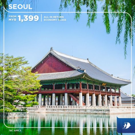 Seoul, from MYR1,399