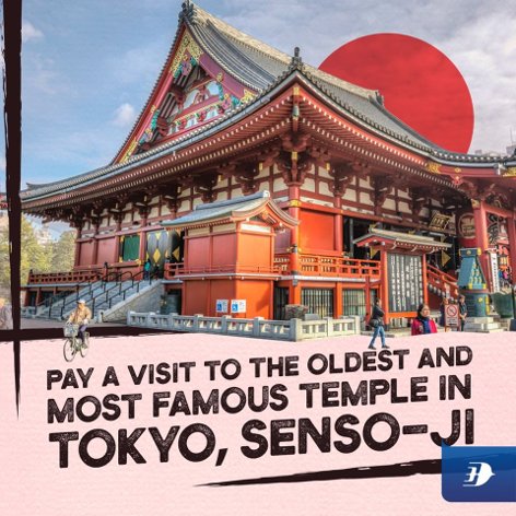 Pay a visit to the oldest and most famous temple in Tokyo, Senso-ji