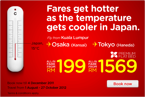 AirAsia Promotion - Get Cooler In Japan