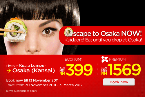 AirAsia Promotion - Escape To Osaka