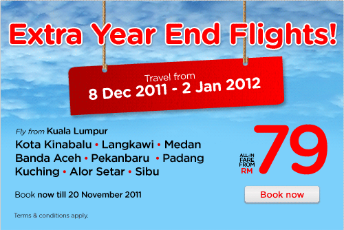 AirAsia Promotion - Extra Year End Flights