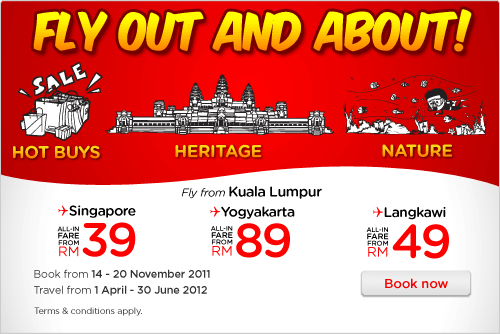 AirAsia Promotion - Fly Out And About