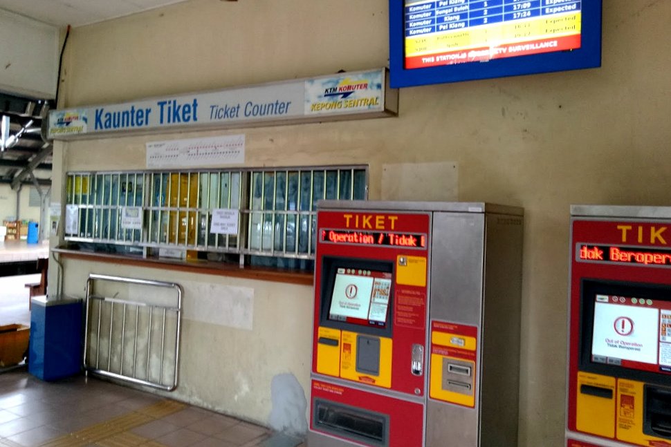 Ticket counter and ticket vending machines
