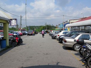 Parking area near Nilai KTM station
