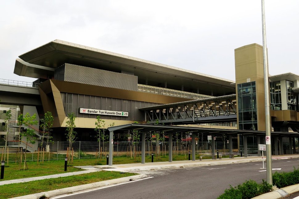 View of Bandar Tun Hussein Onn MRT station