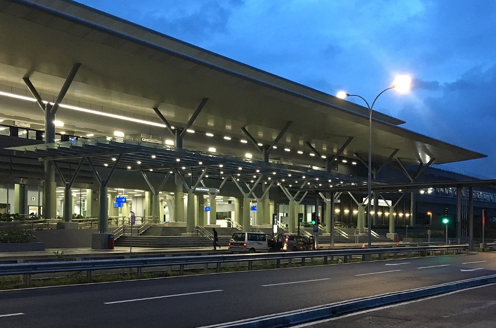 Evening view of Kwasa Damansara Station