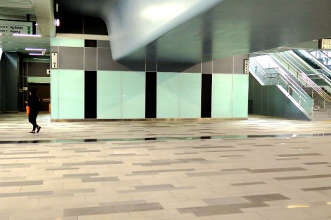 Toilets and surau facilities on concourse level