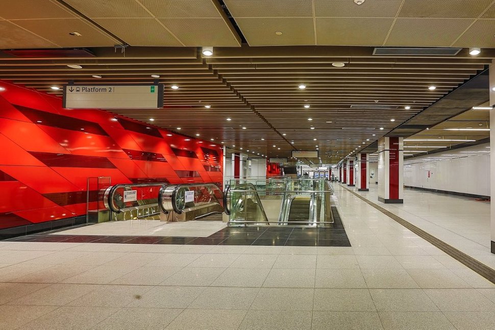 Concourse level of the Bukit Bintang station (Jul 2017)