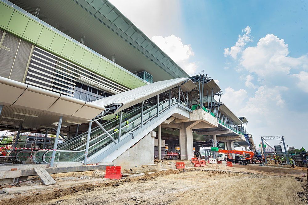 Stadium Kajang MRT Station, pictures taken during construction – klia2.info