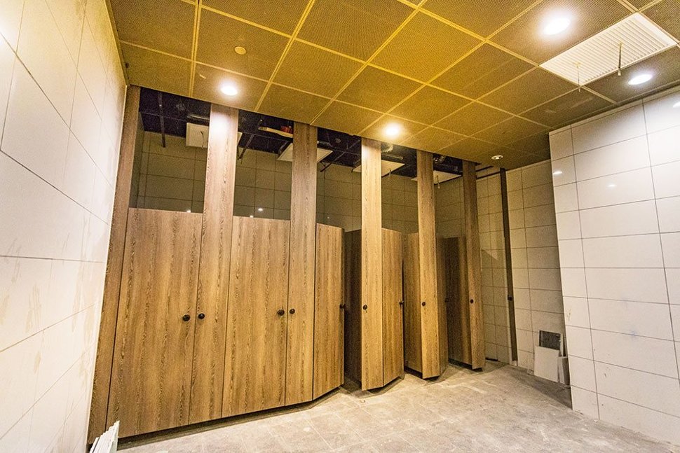 Toilet facilities inside the Maluri Station that is already ready. (Apr 2017)