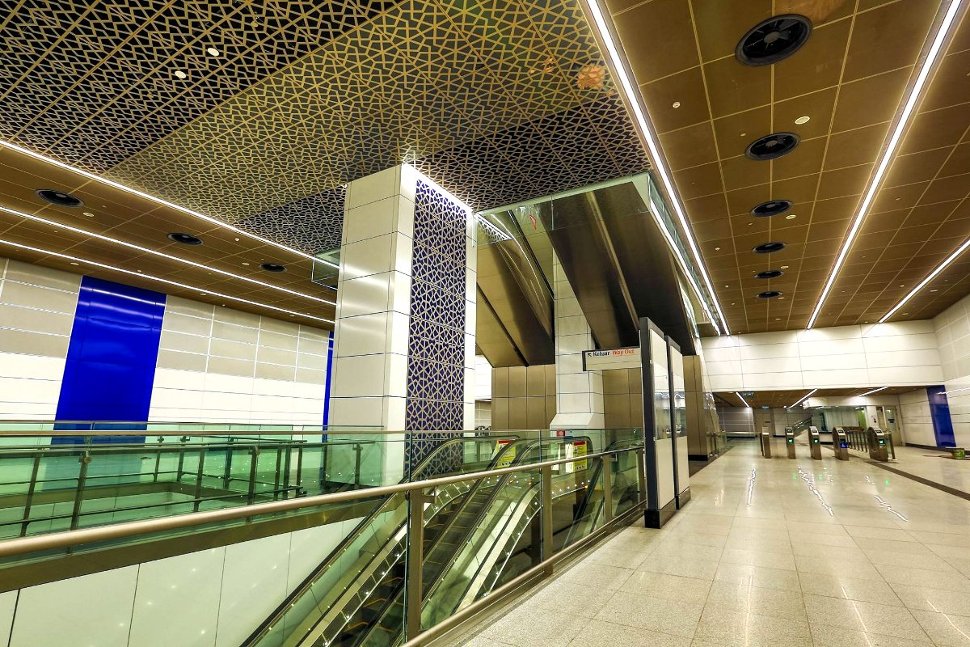 Concourse level of Tun Razak Exchange station (Jul 2017)