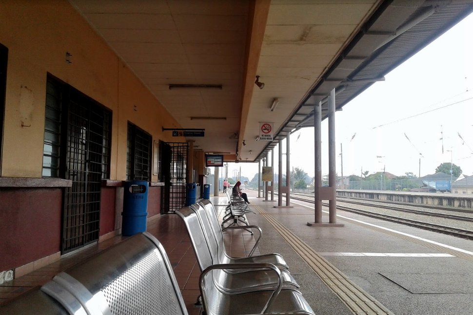 Waiting area at the station