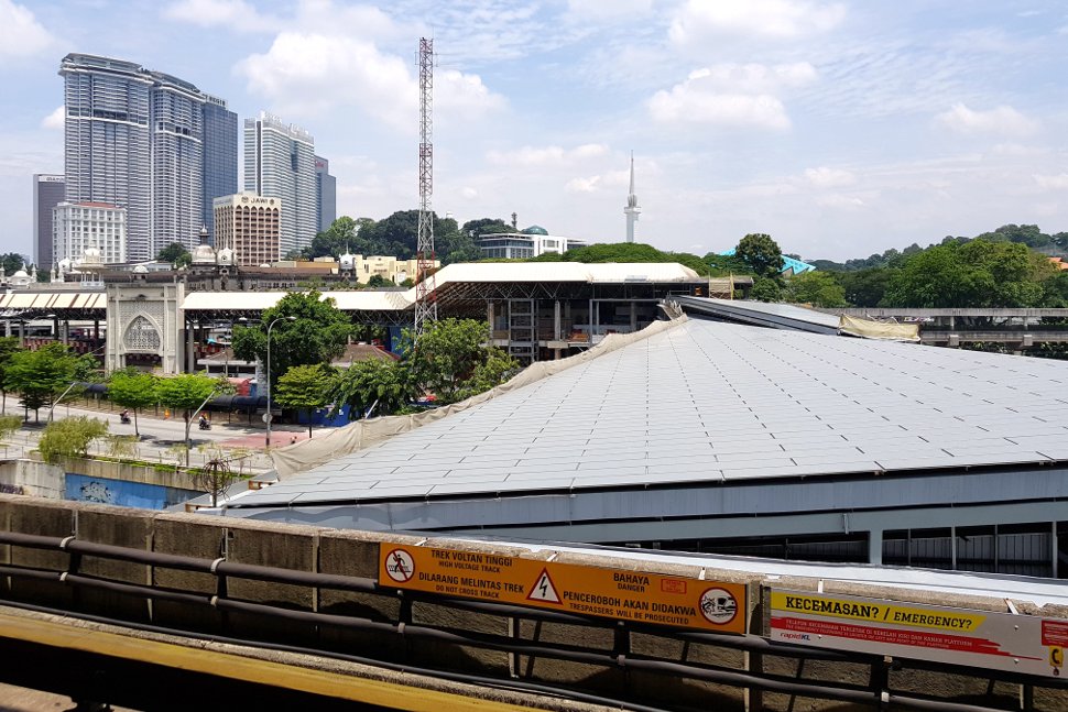 View of Kuala Lumpur KTM station from LRT Station