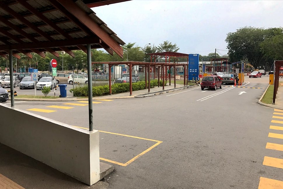 Parking facility at the station
