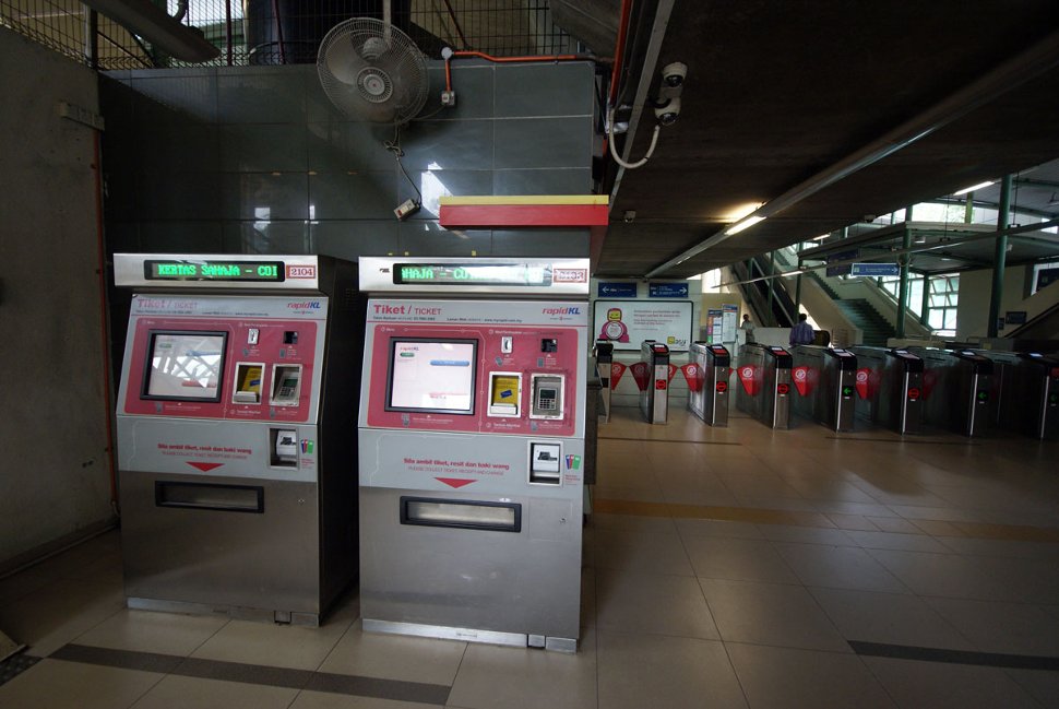 Ticket vending machines and the fare gates