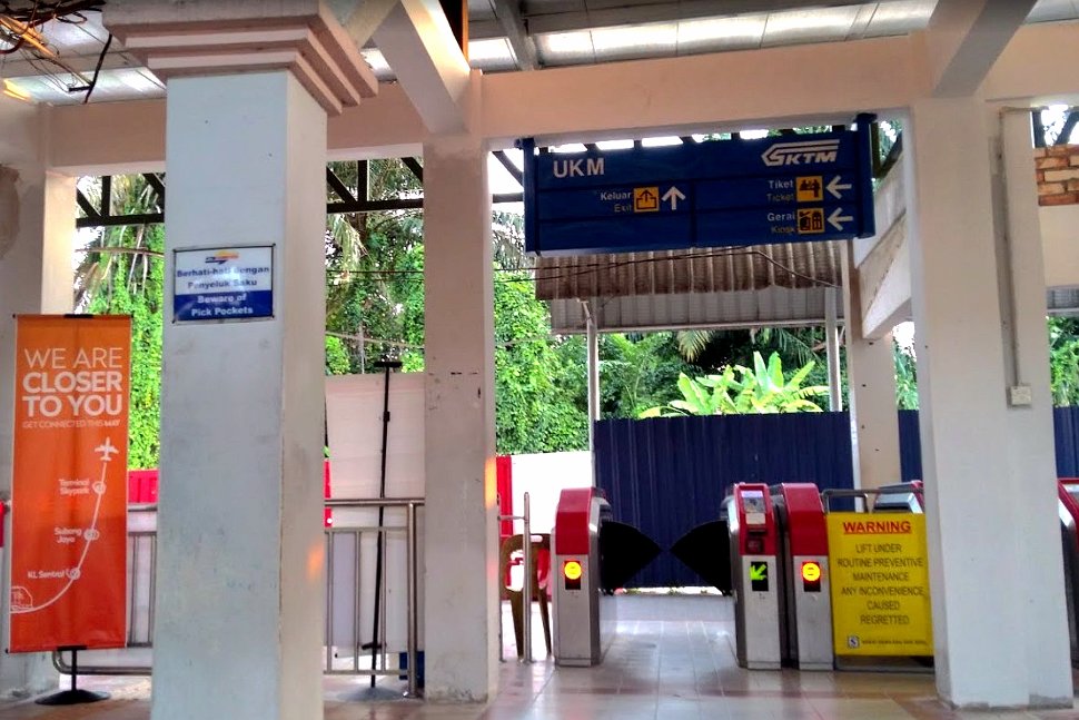 UKM KTM Station, short distance to the National University of Malaysia