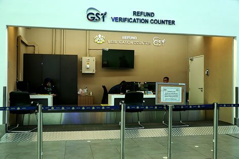 GST Refund Verification Center at klia2