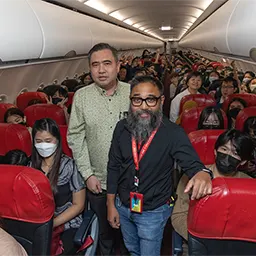 AirAsia ushers in the Chinese New Year with 100% load for its special extra flight at fixed low fares