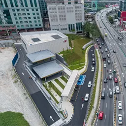 Ampang Park MRT station, short walking distance to the Ampang Park LRT station, Citibank, US Embassy, the Singapore High Commission