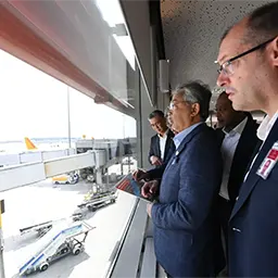 King visits MAHB-run international airport in Turkey