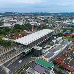 Serdang Jaya MRT station, short walking distance to the Serdang Fire and Rescue station