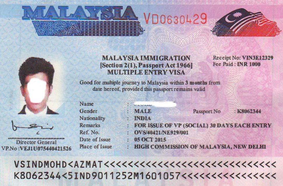 malaysia tourist visa requirements for pakistani