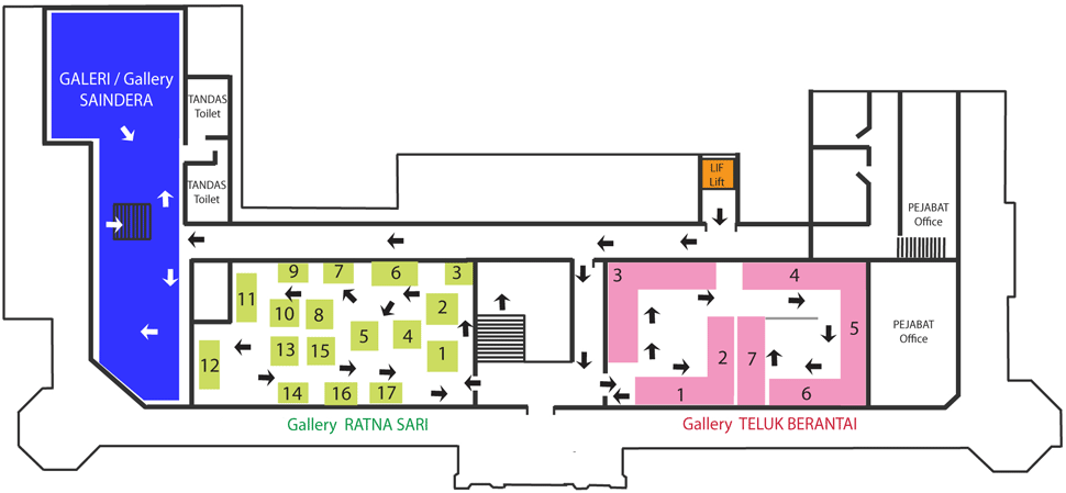 National Textile Museum First Floor Layout