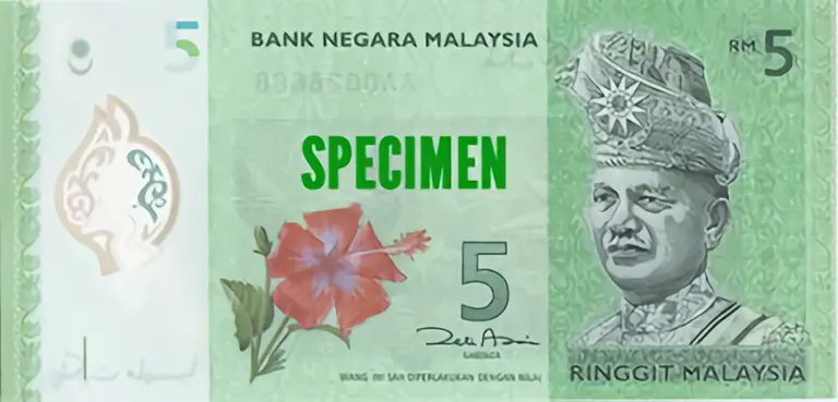 Five Malaysian Ringgit (RM5.00)