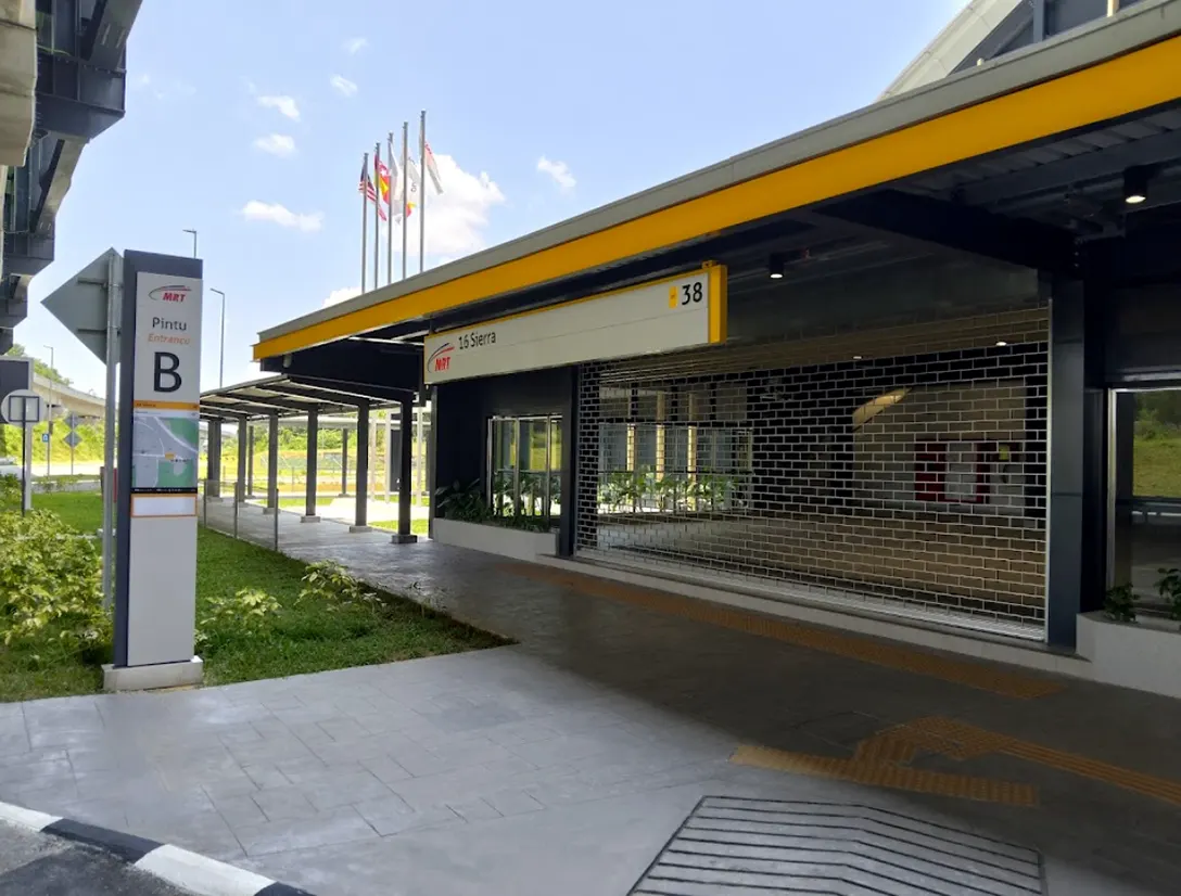 Entrance B of the 16 Sierra MRT station