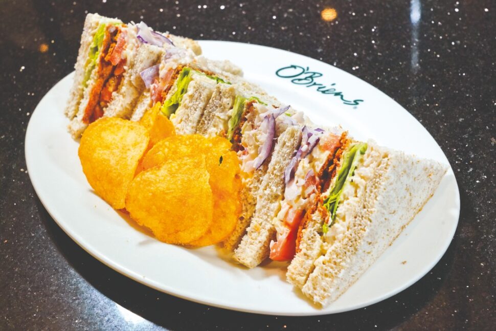 Classic Triple Decker at O’Briens Irish Sandwich Café, KLIA.