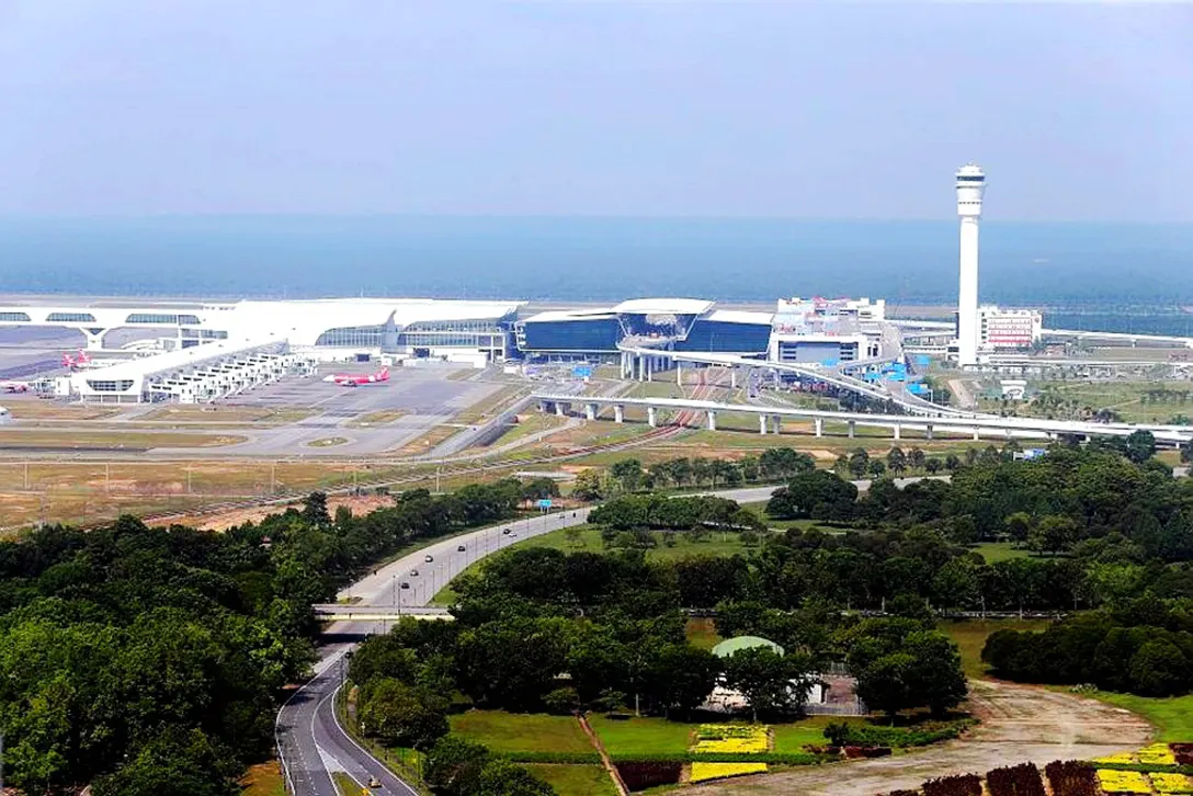 Aerial view of klia2 terminal