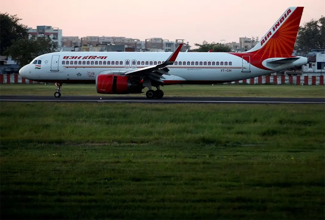 An Air India Airbus A320neo passenger plane moves on the runway after landing at Sardar Vallabhbhai Patel International Airport, in Ahmedabad, India, October 22, 2021. REUTERS/Amit Dave/File Photo