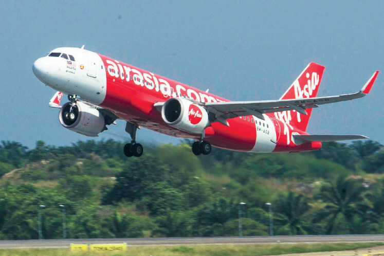 AirAsia could redeploy its aircraft for domestic routes especially during festive periods such as Hari Raya Aidilfitri, provided Covid-19 fears have waned by then. (The Edge file photo)