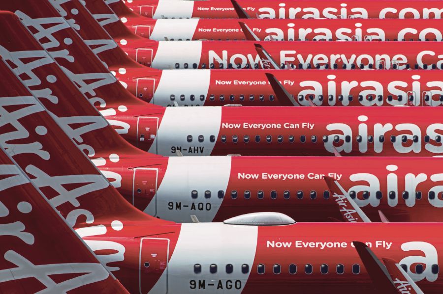 Most of AirAsia group’s 282 aircraft have been placed in hibernation at airports around Asia since late March. — AFP