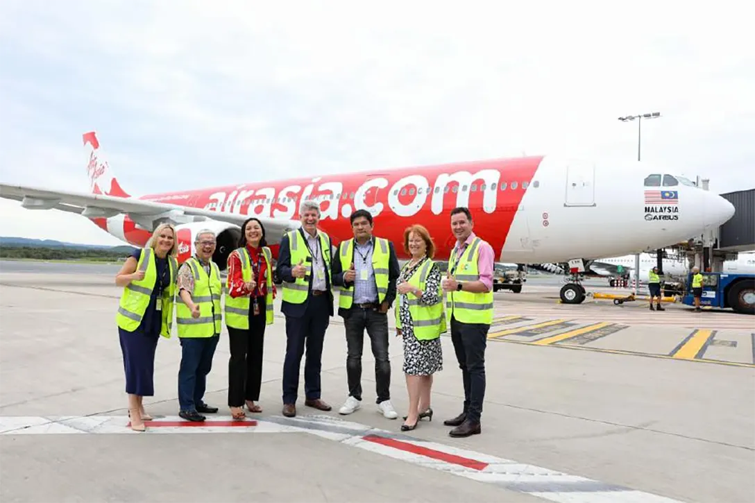 Resumption of AirAsia X flight from Kuala Lumpur to Gold Coast
