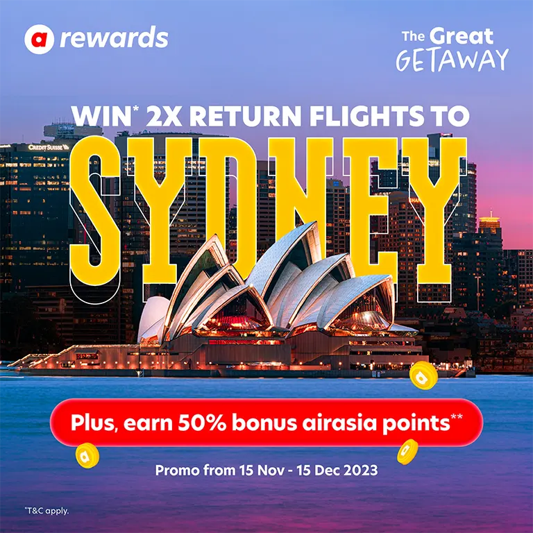 Win 2x return flights to Sydney