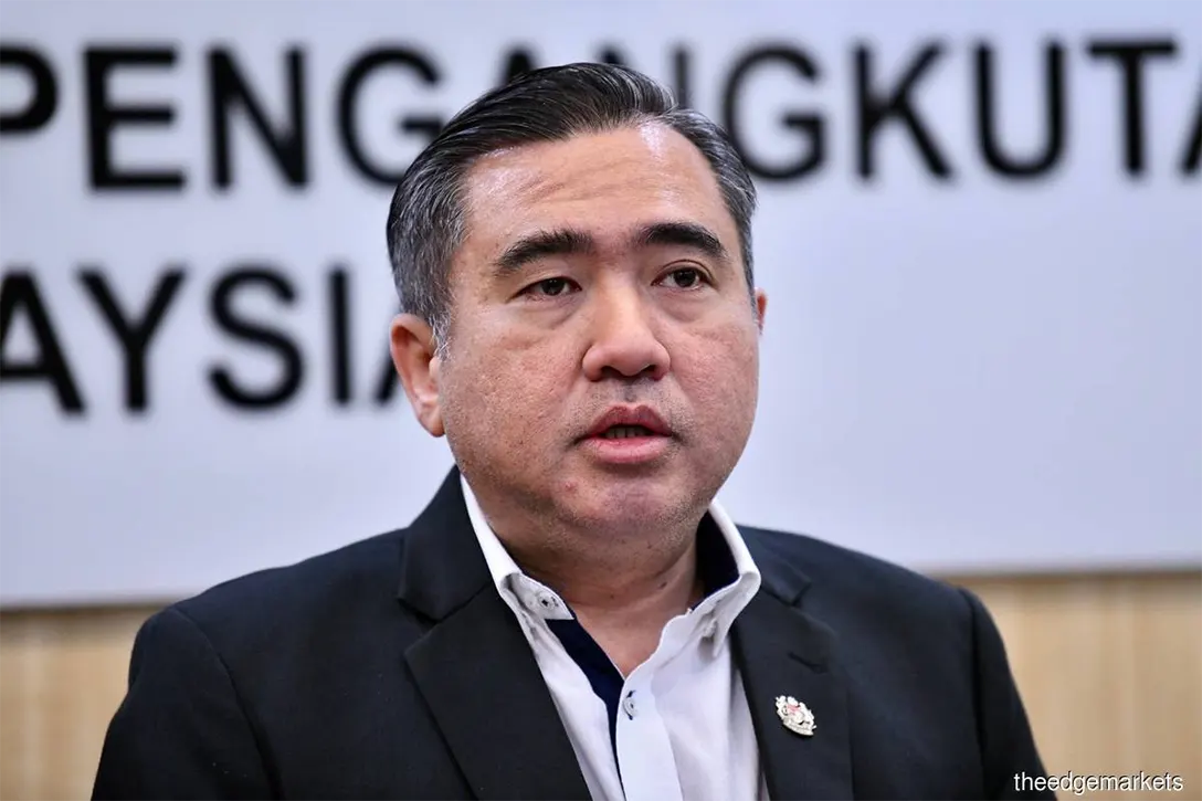 Transport Minister Anthony Loke Siew Fook (Photo by Shahrin Yahya/The Edge)